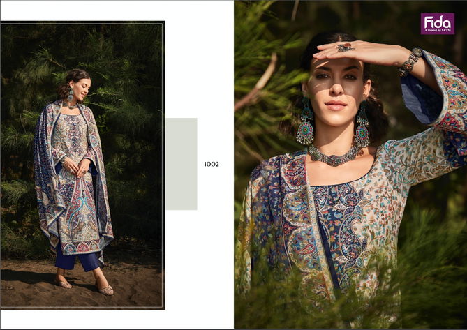 Fida Kavisha Kashmiri Wool Dress Material Collection
